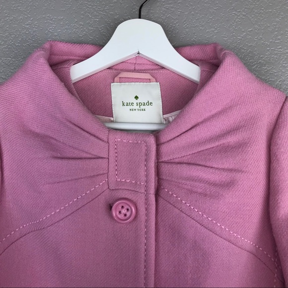 Kate Spade Pink Etta Wool Coat - Picture 5 of 8